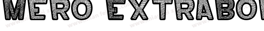 Mero ExtraBold字体转换